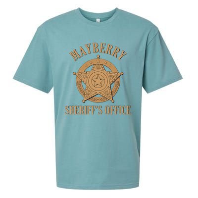 Mayberry SheriffS Office Classic Tv Sueded Cloud Jersey T-Shirt