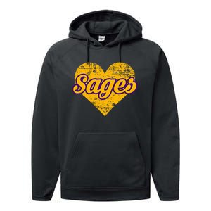 Monticello Sages Over Heart Performance Fleece Hoodie