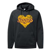 Monticello Sages Over Heart Performance Fleece Hoodie