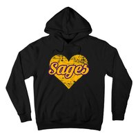 Monticello Sages Over Heart Hoodie