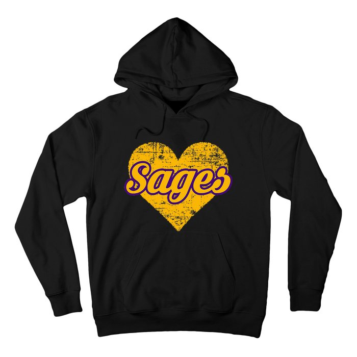 Monticello Sages Over Heart Hoodie