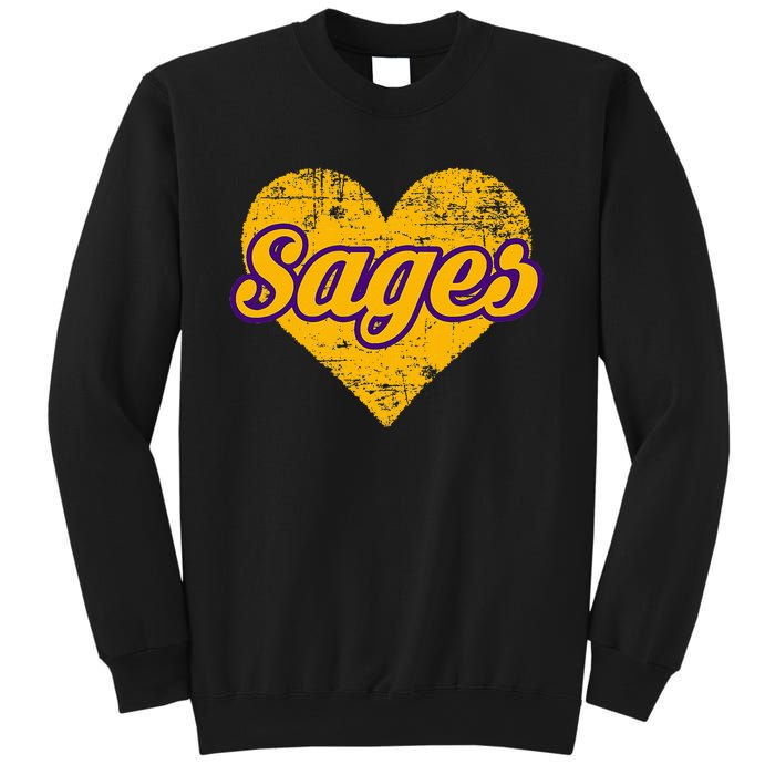 Monticello Sages Over Heart Sweatshirt