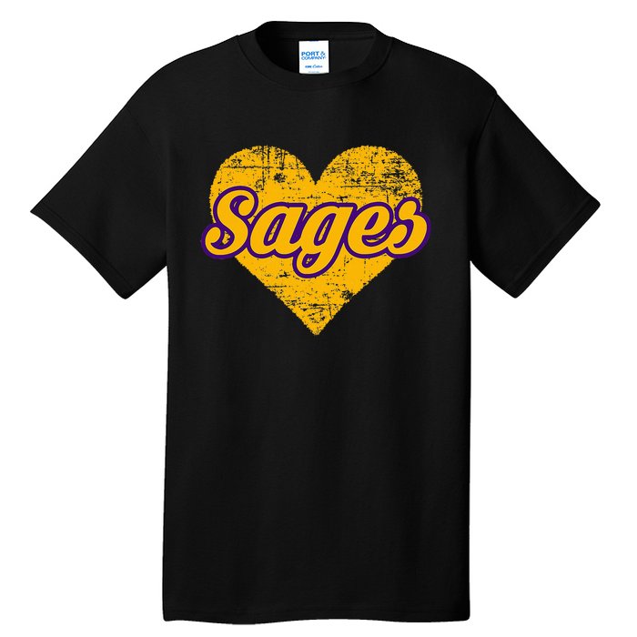 Monticello Sages Over Heart Tall T-Shirt