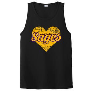 Monticello Sages Over Heart PosiCharge Competitor Tank