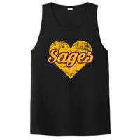 Monticello Sages Over Heart PosiCharge Competitor Tank