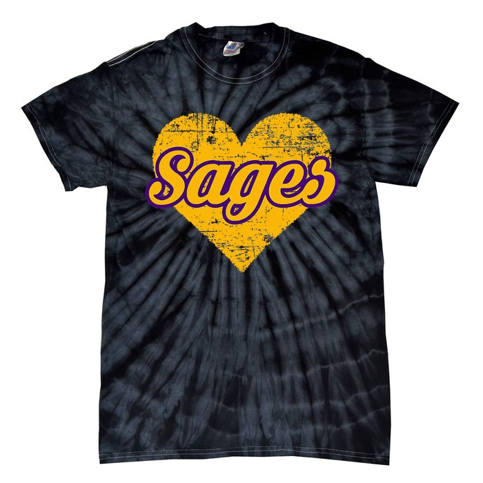 Monticello Sages Over Heart Tie-Dye T-Shirt