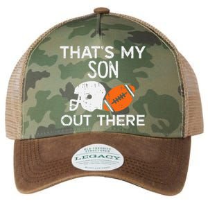 My Son Out There American Football Family Mom Dad Men Women Legacy Tie Dye Trucker Hat