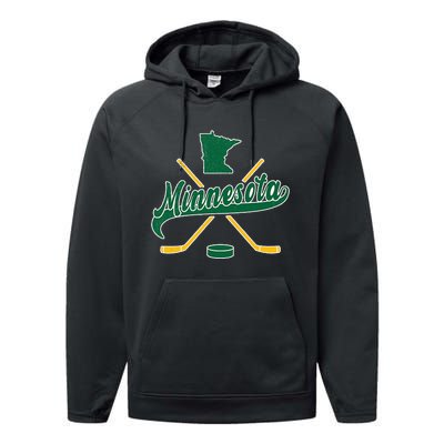 Minnesota State Of Hockey Performance Fleece Hoodie