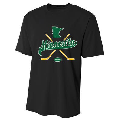 Minnesota State Of Hockey Performance Sprint T-Shirt