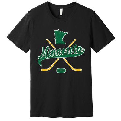 Minnesota State Of Hockey Premium T-Shirt