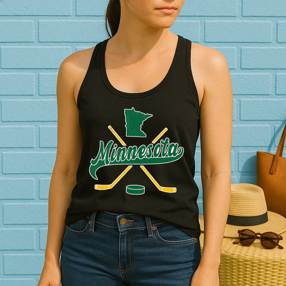 Minnesota State Of Hockey Womens Tank Top