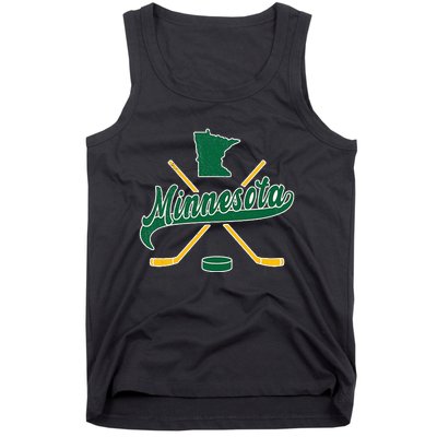 Minnesota State Of Hockey Tank Top