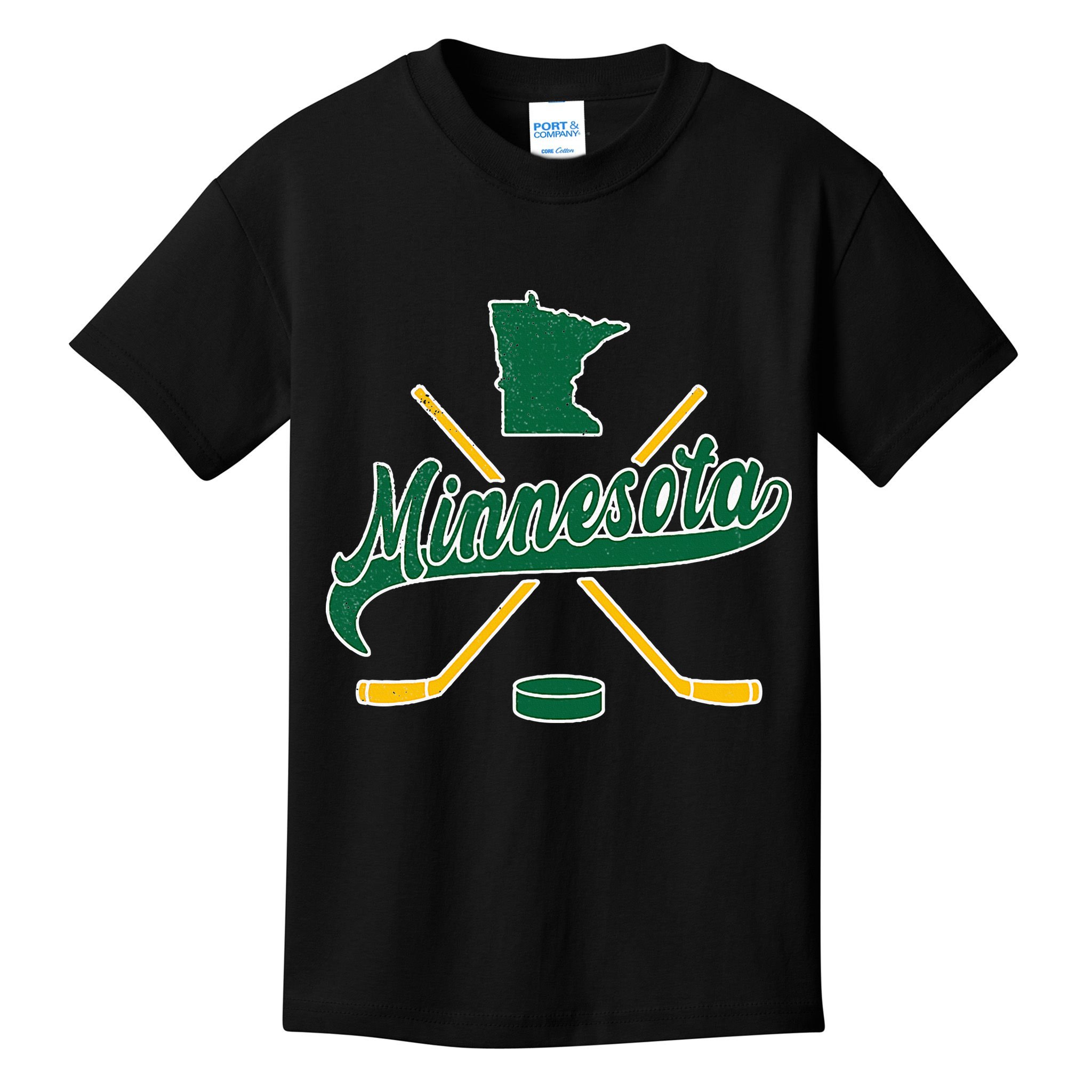 Minnesota State Of Hockey Kids T-Shirt