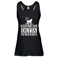 Monkey Straight Outta Yemassee Ladies Essential Flowy Tank