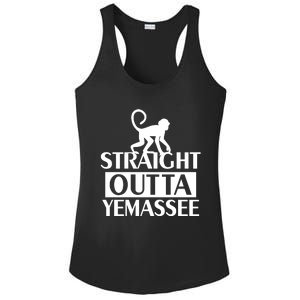 Monkey Straight Outta Yemassee Ladies PosiCharge Competitor Racerback Tank