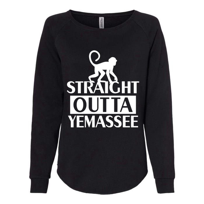 Monkey Straight Outta Yemassee Womens California Wash Sweatshirt