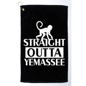 Monkey Straight Outta Yemassee Platinum Collection Golf Towel