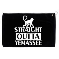 Monkey Straight Outta Yemassee Grommeted Golf Towel