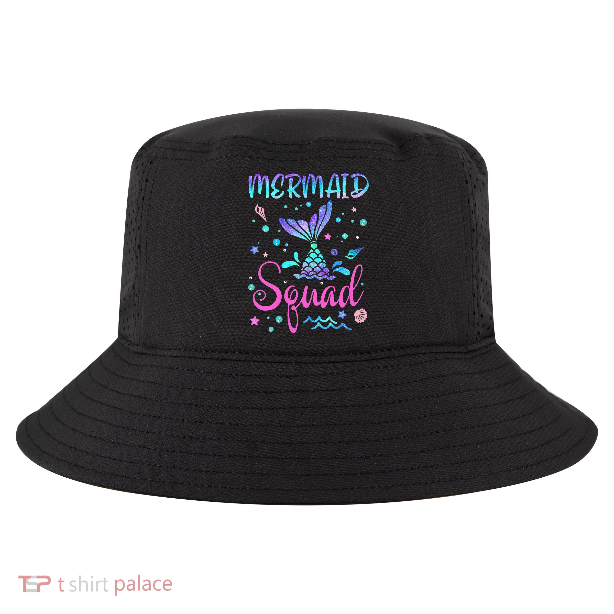 Mermaid Squad Of The Birthday Mermaid Tail Family Matching Cool Comfort Performance Bucket Hat