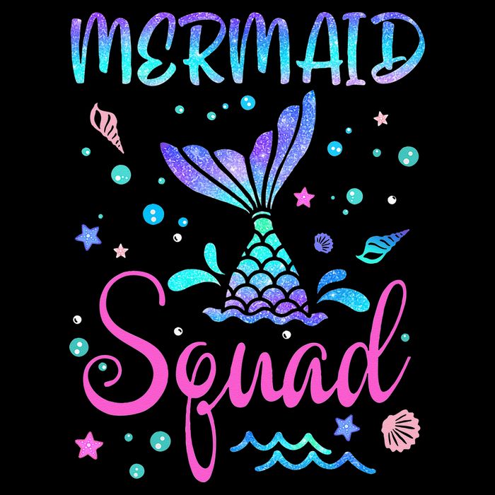 Mermaid Squad Of The Birthday Mermaid Tail Family Matching Impact Tech Backpack
