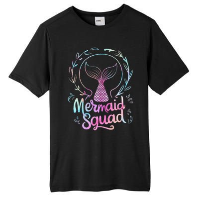 Mermaid Squad Of The Birthday Mermaid Tall Fusion ChromaSoft Performance T-Shirt