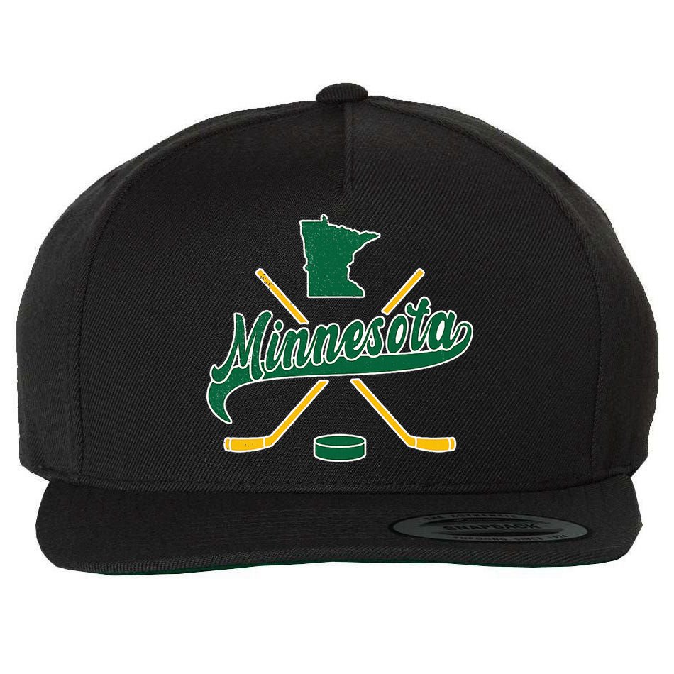 Minnesota State Of Hockey Wool Snapback Cap