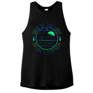 Minnesota Song Of The Loon Minnesota Loon Ladies PosiCharge Tri-Blend Wicking Tank