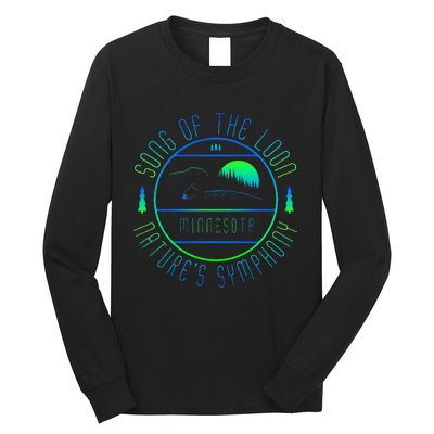 Minnesota Song Of The Loon Minnesota Loon Long Sleeve Shirt