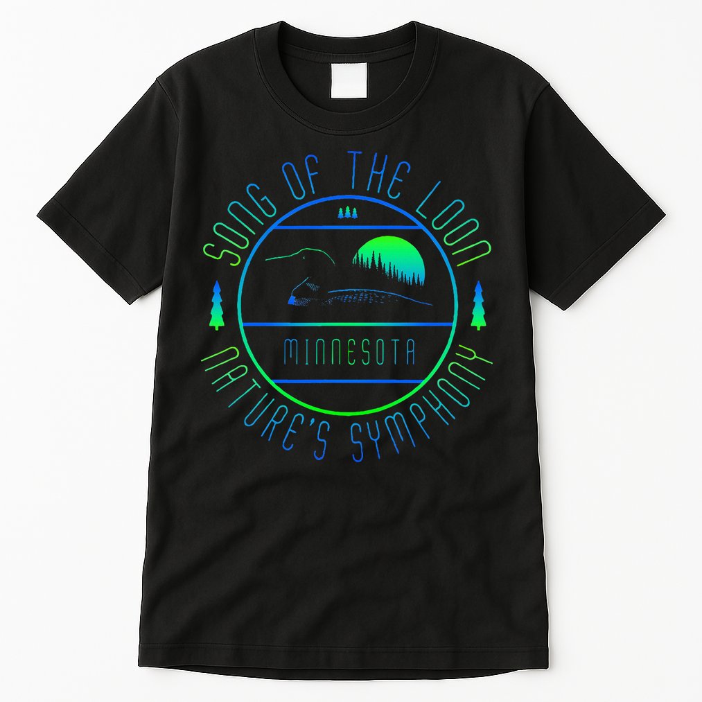 Minnesota Song Of The Loon Minnesota Loon Tall T-Shirt
