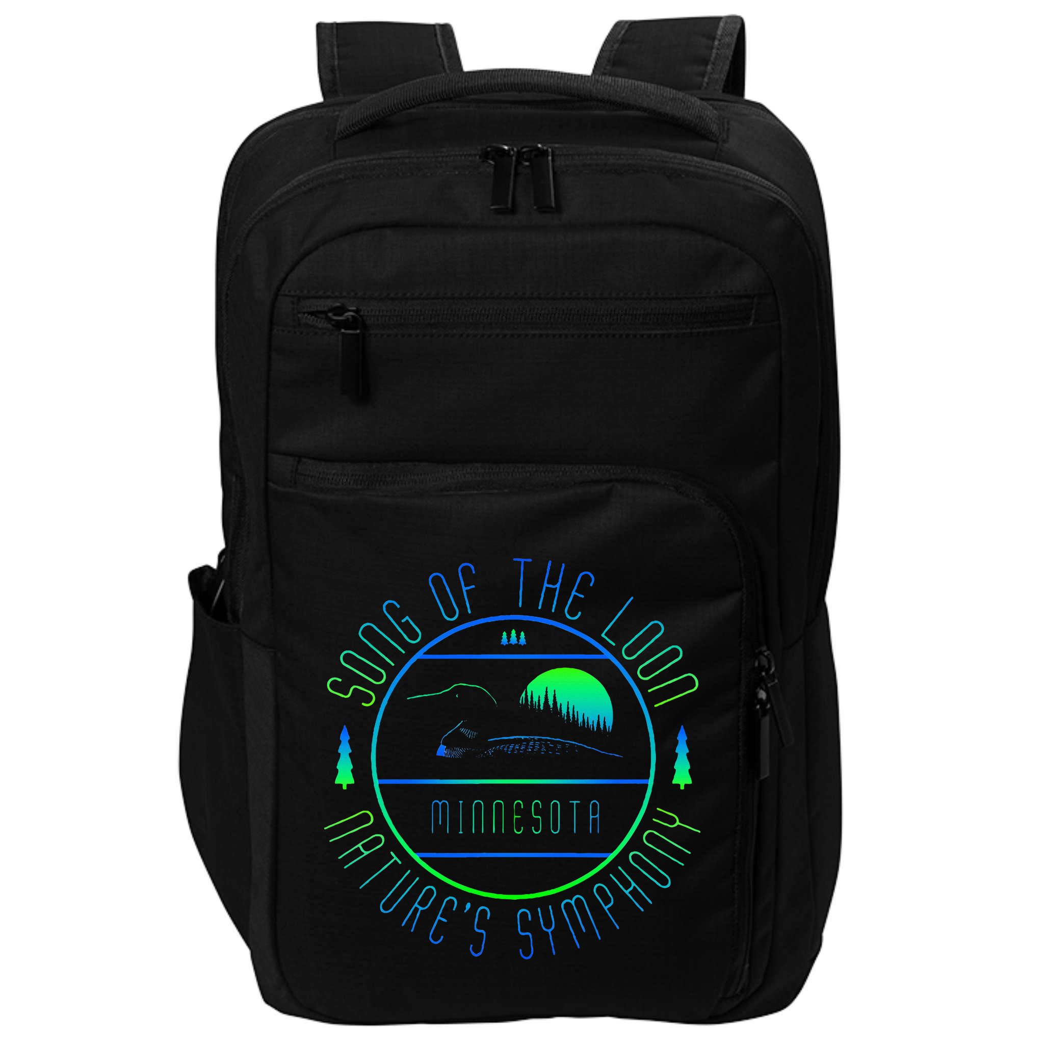 Minnesota Song Of The Loon Minnesota Loon Impact Tech Backpack