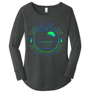 Minnesota Song Of The Loon Minnesota Loon Women's Perfect Tri Tunic Long Sleeve Shirt