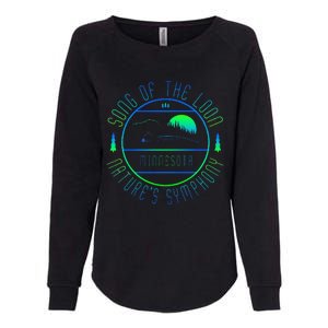 Minnesota Song Of The Loon Minnesota Loon Womens California Wash Sweatshirt