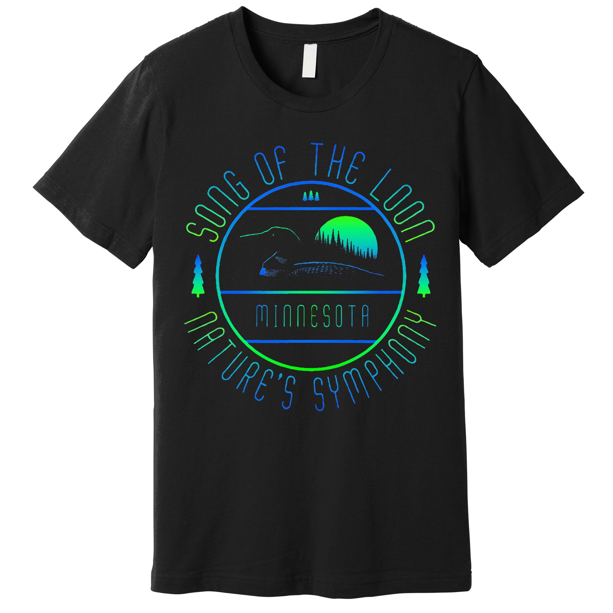 Minnesota Song Of The Loon Minnesota Loon Premium T-Shirt