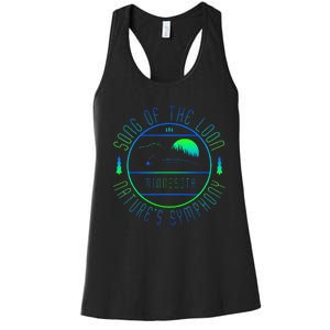 Minnesota Song Of The Loon Minnesota Loon Women's Racerback Tank