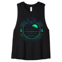 Minnesota Song Of The Loon Minnesota Loon Women's Racerback Cropped Tank