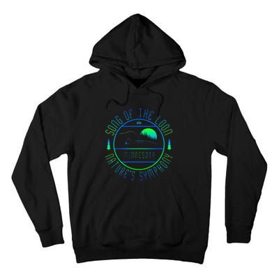 Minnesota Song Of The Loon Minnesota Loon Tall Hoodie