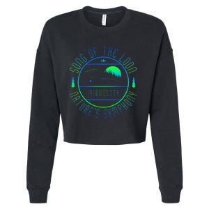 Minnesota Song Of The Loon Minnesota Loon Cropped Pullover Crew