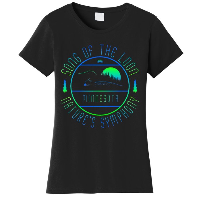 Minnesota Song Of The Loon Minnesota Loon Women's T-Shirt