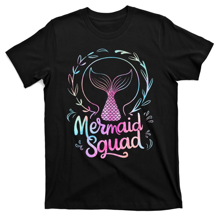 Mermaid Squad Of The Birthday Mermaid T-Shirt