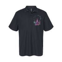 Mermaid Squad Of The Birthday Mermaid Softstyle Adult Sport Polo