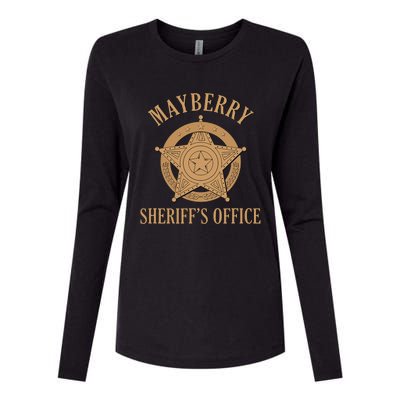 Mayberry SheriffS Office Classic Womens Cotton Relaxed Long Sleeve T-Shirt