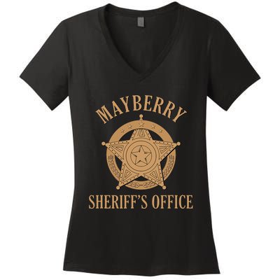 Mayberry SheriffS Office Classic Women's V-Neck T-Shirt