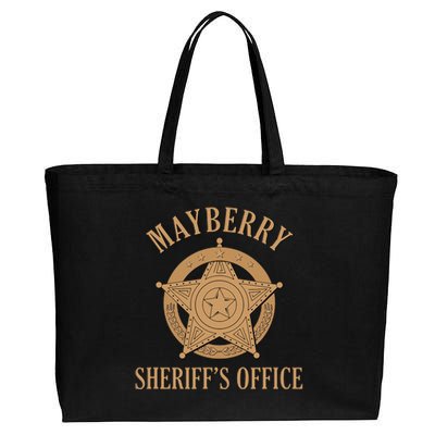 Mayberry SheriffS Office Classic Cotton Canvas Jumbo Tote