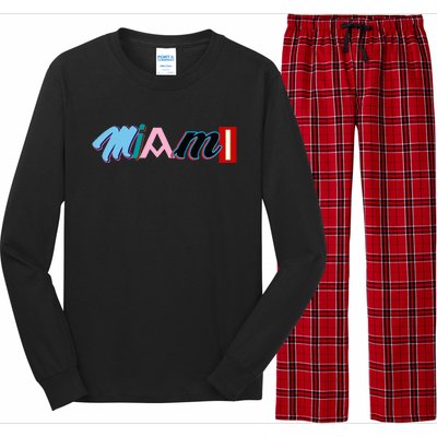 Miami Sports Pride Fan City Long Sleeve Pajama Set