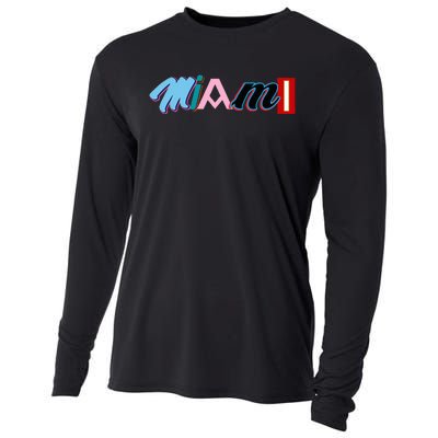 Miami Sports Pride Fan City Cooling Performance Long Sleeve Crew