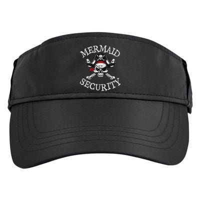 Mermaid Security Pirate Party Dad Brother Family Matching Adult Drive Performance Visor