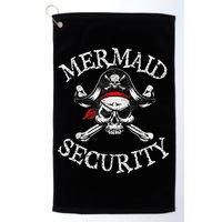 Mermaid Security Pirate Party Dad Brother Family Matching Golf Towel