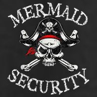 Mermaid Security Pirate Party Dad Brother Family Matching Golf Towel