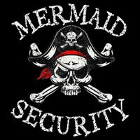 Mermaid Security Pirate Party Dad Brother Family Matching Visor