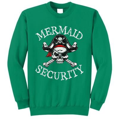 Mermaid Security Pirate Party Dad Brother Family Matching Sweatshirt